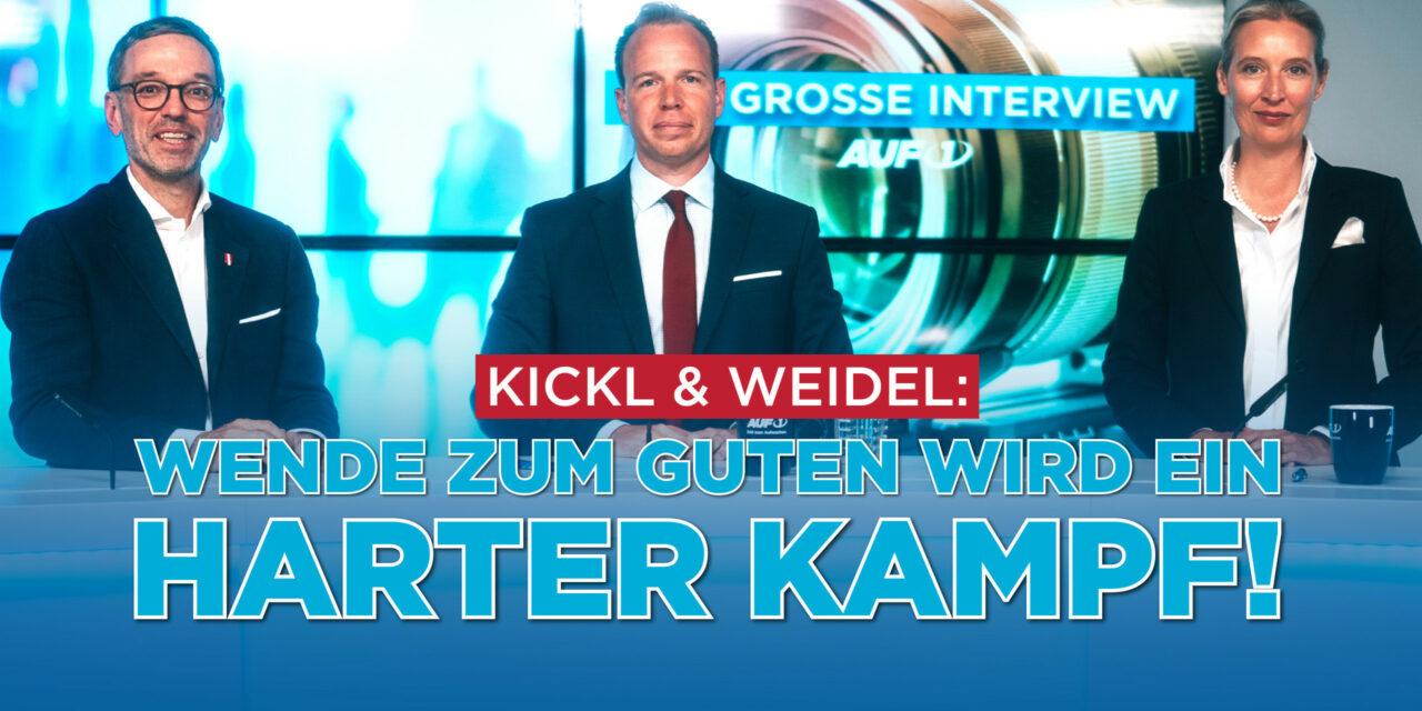 Kickl & Weidel: Wende zum Guten wird ein harter Kampf!